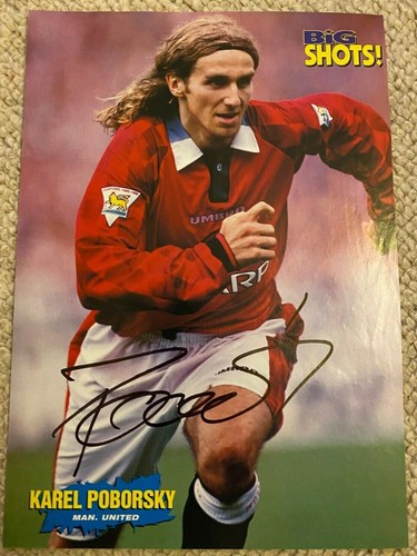 Karel poborsky signed 5x12 - karel,