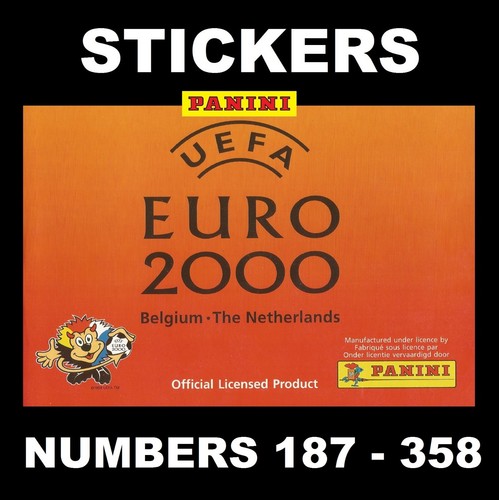 Panini euro 2000 stickers - panini,
