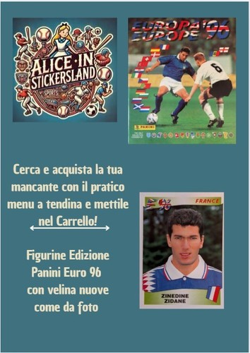Panini euro 1996 - 1996, uefa