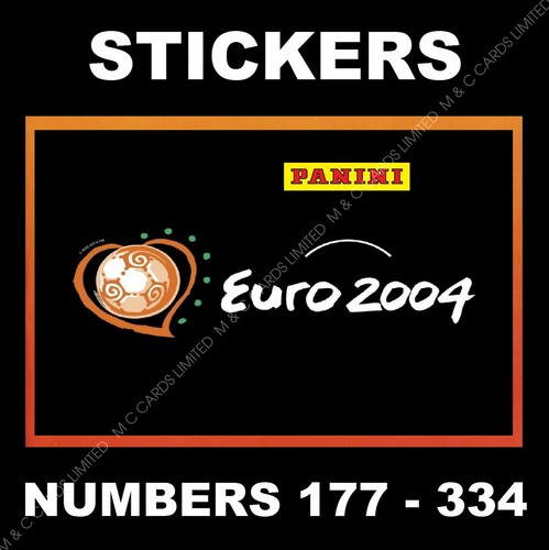 Panini euro 2004 stickers - 2004,