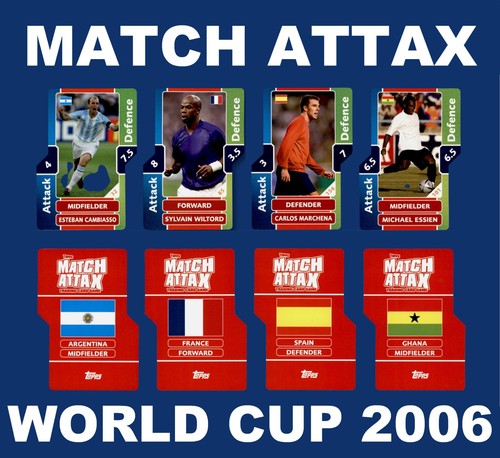 Topps match attax world cup - match,